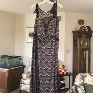 Black prom dress worn once